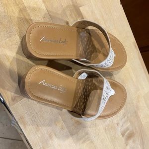American Eagle Wedge Sandals 11.5